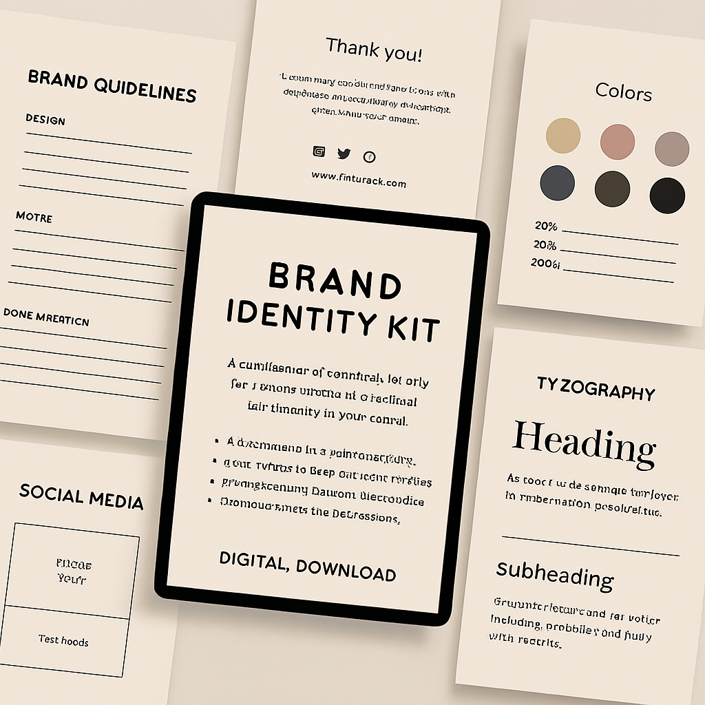 Ultimate Digital Business & Wellness Bundle — Brand Kit, Templates & Wellness Tools